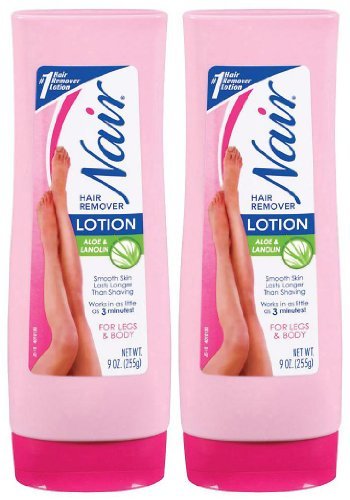 NairHair Removal Lotion - Aloe & Lanolin - 9 oz - 2 pk by Nair