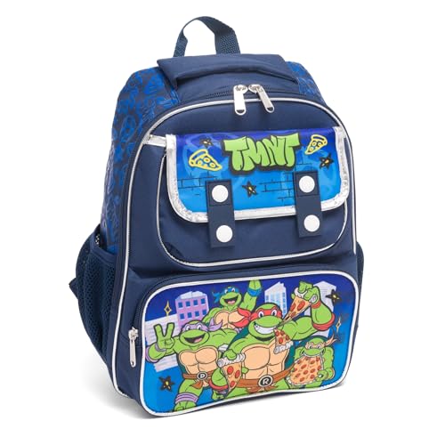 Ruz - Teenage Mutant Ninja Turtles 12 Inch Pre-School backpack with Padded Back and Adjustable Straps2
