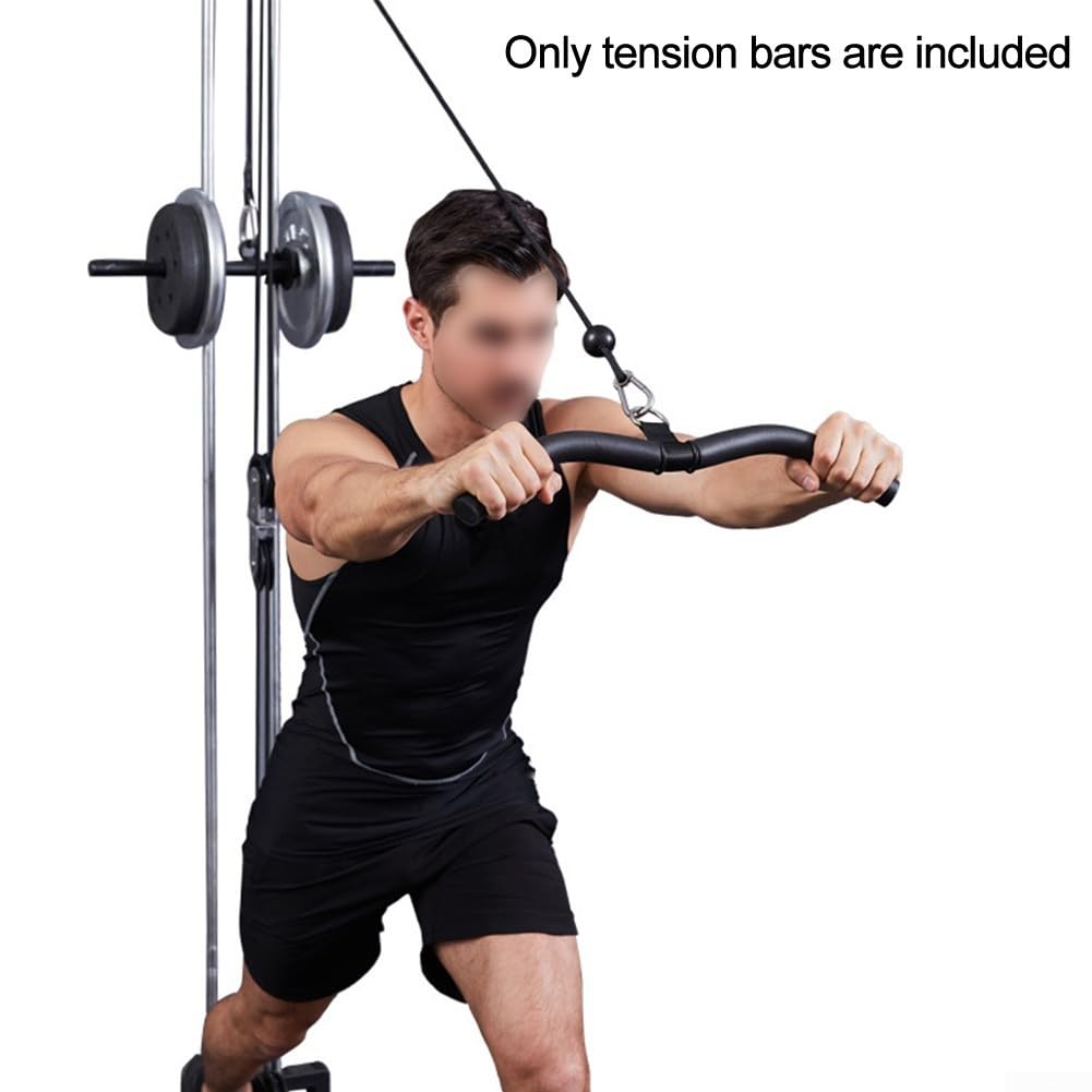 Barra multifunzione per bicipiti, trazioni, tricipiti, tensione posteriore, accessori fitness, cavo allenamento forza, attacco trazioni, carico 136 kg