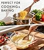 Wooden Spoons for Cooking, 9 Pcs Natural Teak Wooden Utensil Set with Spoon Rest, Comfortable Grip Wooden Cooking Utensils Set with Holder for Nonstick Cookware, Sturdy, Lightweight & Heat Resistant #5