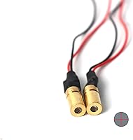Vista 1 de módulo láser de luz roja 650nm módulo láser industrial longitud focal ajustable (cross-2packs)