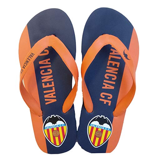 Valencia CF Chancla Naranja, Unisex Adulto, 37-38