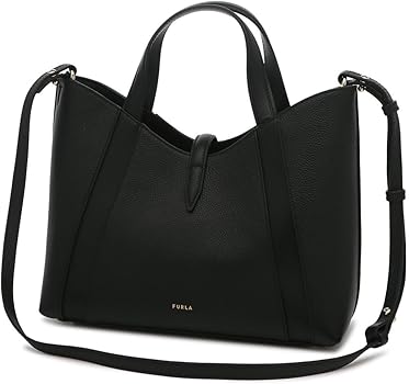 Amazon | [フルラ] ハンドバッグ ショルダーバッグ ゴッチャ ブラック