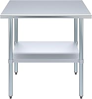 Vista 520 de Mesa de trabajo de acero inoxidable, mesa de metal