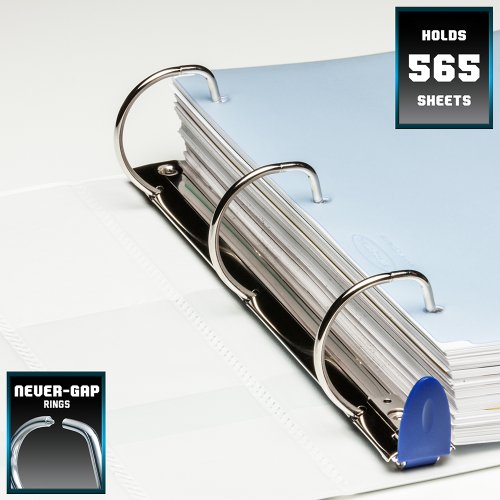 Wilson Jones 3 Ring Binder 2 Inch, Ultra Duty D-Ring View Binder With Extra Durable Hinge, Customizable, Black (W86621) #TOP6