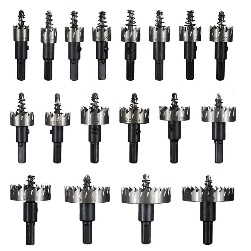 VIDOO Otwornica HSS 15-53mm Wiertło Zębate Wycinak do Stali Nierdzewnej Metalu Stopów-50mm