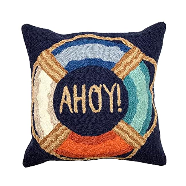 Liora Manne Decorative, Inserts & Covers Life's a Beach Indoor/Outdoor Pillow, 18 x 18