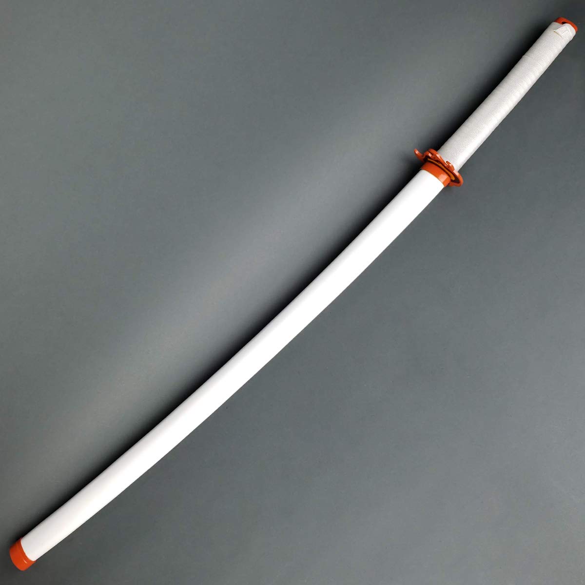 Fantasy Slayer Samurai Sword Metal Katana. Dull Edge Blade. for Collections, Gifts, Cosplay (White-88)