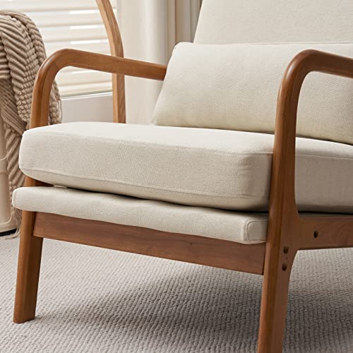 Sillón Plegable Confortable Beige miniatura 5