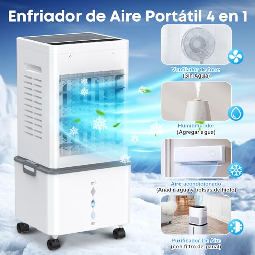 La Mejor Recopilación de Enfriador de Aire Portatil al mejor precio. 8 Imagen adicional