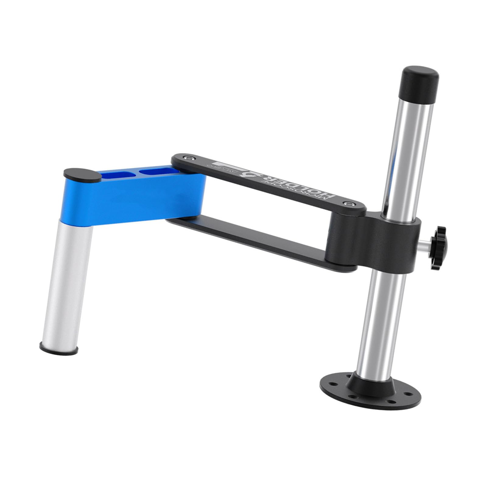 Piceioep Microscope Arm Repair Desk Mount Articulated Metal Holder Swing Positioning Stand Service Pcb Inspection Screen Setup Worktable Articulated Microscope Holder Worktable Mount Positioning Arm