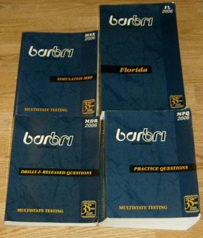 Barbri Bar Review Florida 2006: Barbri Bar Review: 9780314164247 ...