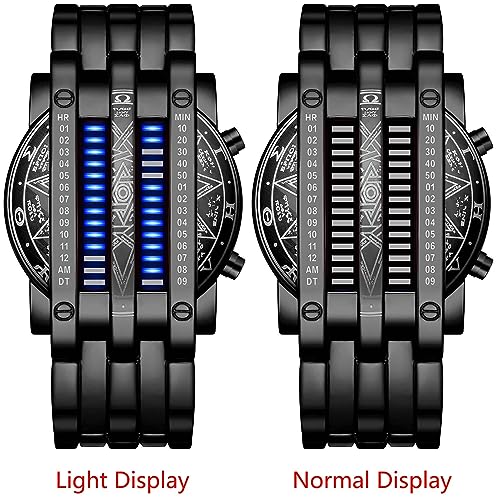 Image of Gosasa Big Face Men Digital Sports Watch Water Resistant Outdoor Easy Read Military Back Light Black Watch