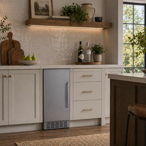 Image of Summit 45 lb. Clear Ice Maker, Stainless Steel - BIM44GCSSADA
