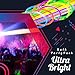 248 PCS Glow Sticks Halloween Party Pack - 100 Pcs 8 Inch Glow sticks, 6 Pcs Glow Sticks Wands – Create Glow In The Dark Necklaces, Bracelets. Neon Light Sticks Decoration For Parties Favors Glow