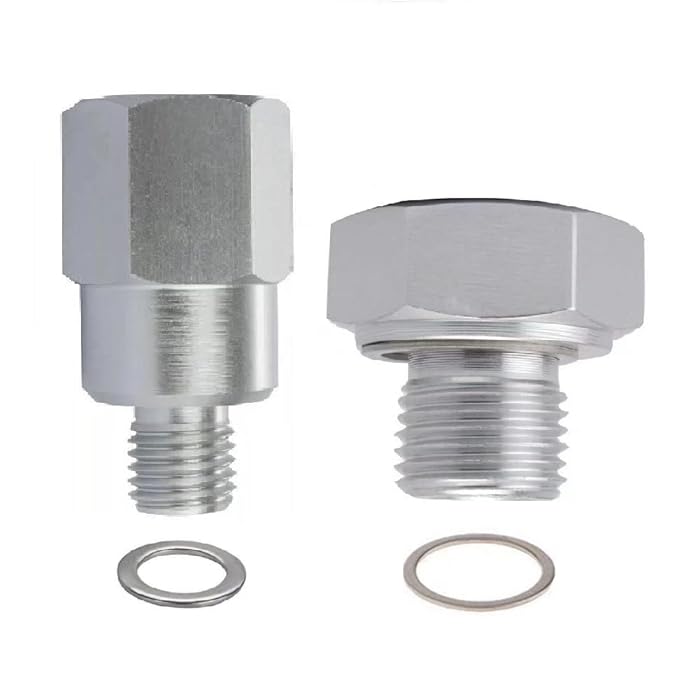 Buy Larlansz LS oil pressure adapter M16 1.5 Adapter to 1/8 NPT Sensor AND LS coolant temp