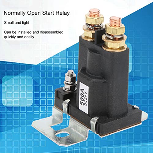 Start Relay, Stainless Steel 4-Pin Normally Open 24V Start Relay Start Switch Relay Automotive Start Relay For Automotive Electronics #TOP6