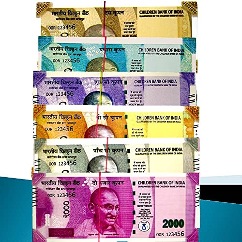 Mallexo Dummy Currency Notes For Kids Toys Learn Trading, Counting, Accounting Skill 600Pcs 6 Design Fake Money Toys Set Nakli Note Ki Gaddi Learning Educational Toys 3 4 5 Years,Multicolor (B097TY13JV) Amazon Price History, Amazon Price Tracker