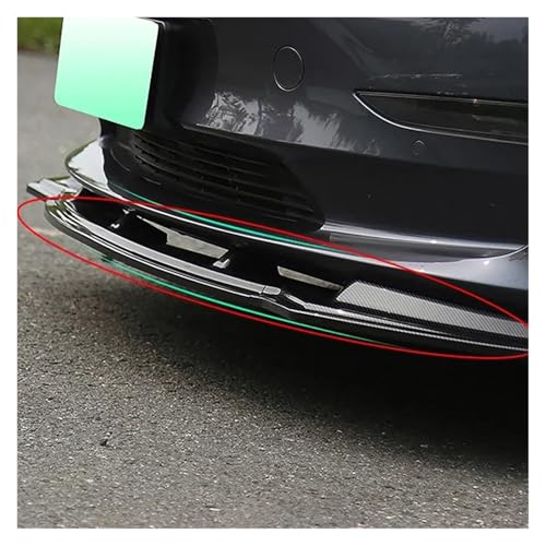 Diffuseur de pare-chocs arrière Tesla Model 3 en carbone mat élégant - 2