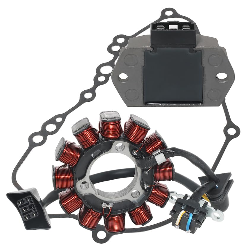 Stator Coil Rectifier Stator Gasket for Honda 2018 CRF250 CRF250R AC,2020 CRF250R CRF250RK,2019-2020 CRF250 CRF250R Stator Coil 31120-K95-A21 31120-K95-A41 Rectifier 31600-KZL-931