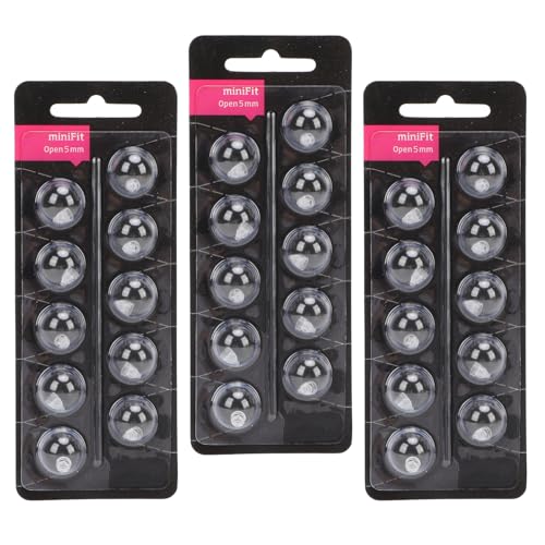 Signia Compatible Closed Click Dome for Hearing Aids, 6pcs Domes for RIC Instruments