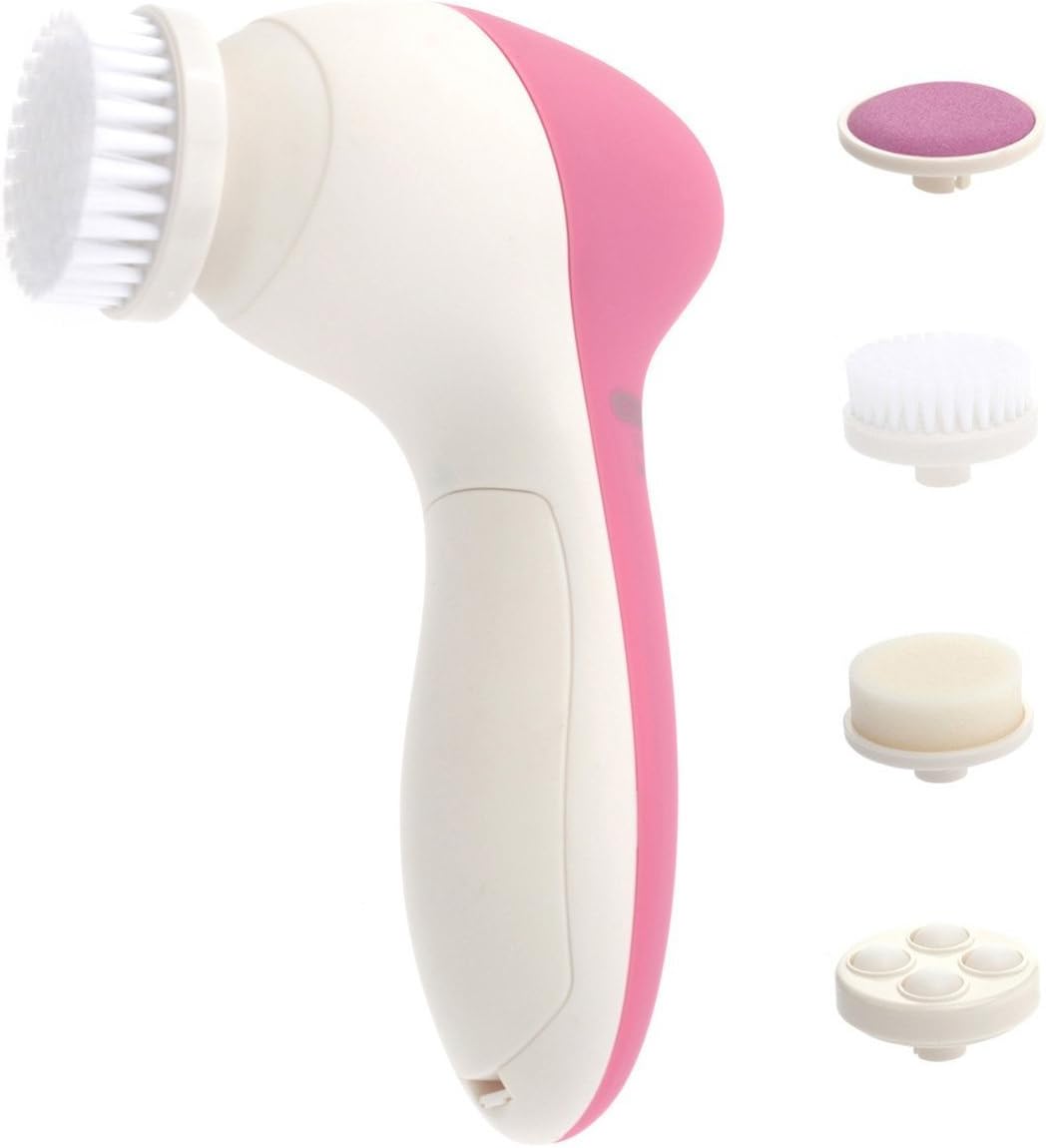 7TECH 4-in-1 Electric Facial Cleansing Brush, Multi-Function Deep-Layer Skin Scrubber Beauty Tools, Face Skin Massager and Exfoliator, Removing Blackhead, Skin Spa Cleaning Machine