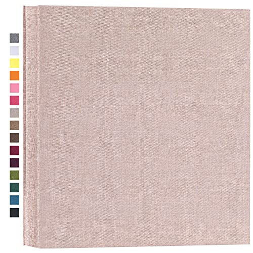 potricher Photo Album for 4x6 600 Photos Linen Cover Extra Large Capacity Picture Book for Family Wedding Anniversary and Baby (Beige)