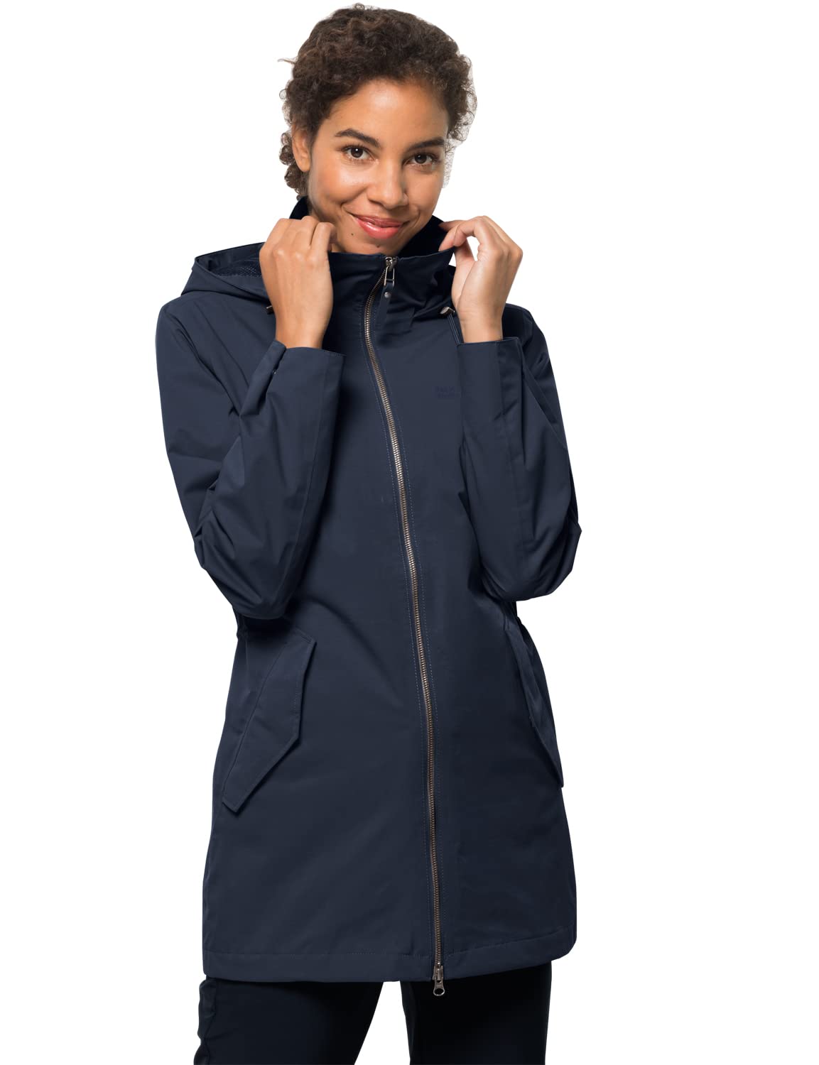Jack Wolfskin Women's DAKAR PARKA W Athletic-Insulated-Jackets, Midnight Blue, XXL