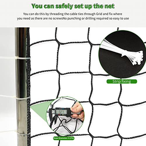 Akozlin Soccer Backstop Net,Sports Practice Barrier Net Choose 10X40Ft For Soccer Ball Hitting Training Partner #TOP22