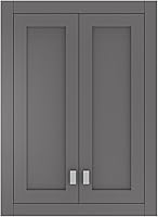 Vista 2 de Water Creation Madison - Botiquín de madera maciza de 33 pulgadas, color gris/cromado