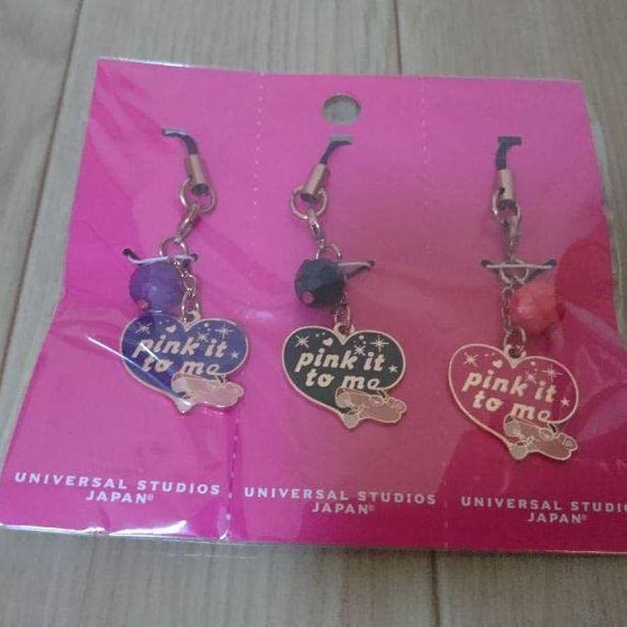 Amazon.co.jp: ピンクパンサー USJ ストラップ 3色セット : 家電＆カメラ