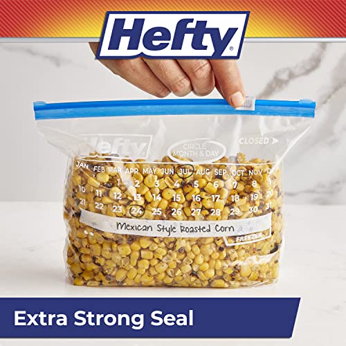 Hefty Calendar Slider Freezer Bags, Quart Size, 140ct - image 3