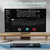 Keychron B35 Wireless Keyboard, 2.4 GHz/Bluetooth 96% Layout Keyboard with Numeric Keypad Silent Typing Launcher Support Ergonomic Angle Compatible with Mac Windows Linux