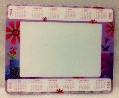 Studio 18 2014 Photo Mousepad Calendar, Unique Varieties (Purple: Girl Dances With Flower "Little Treasures")