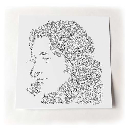 Poster Rory Gallagher guitare hero impression rock 50x50cm