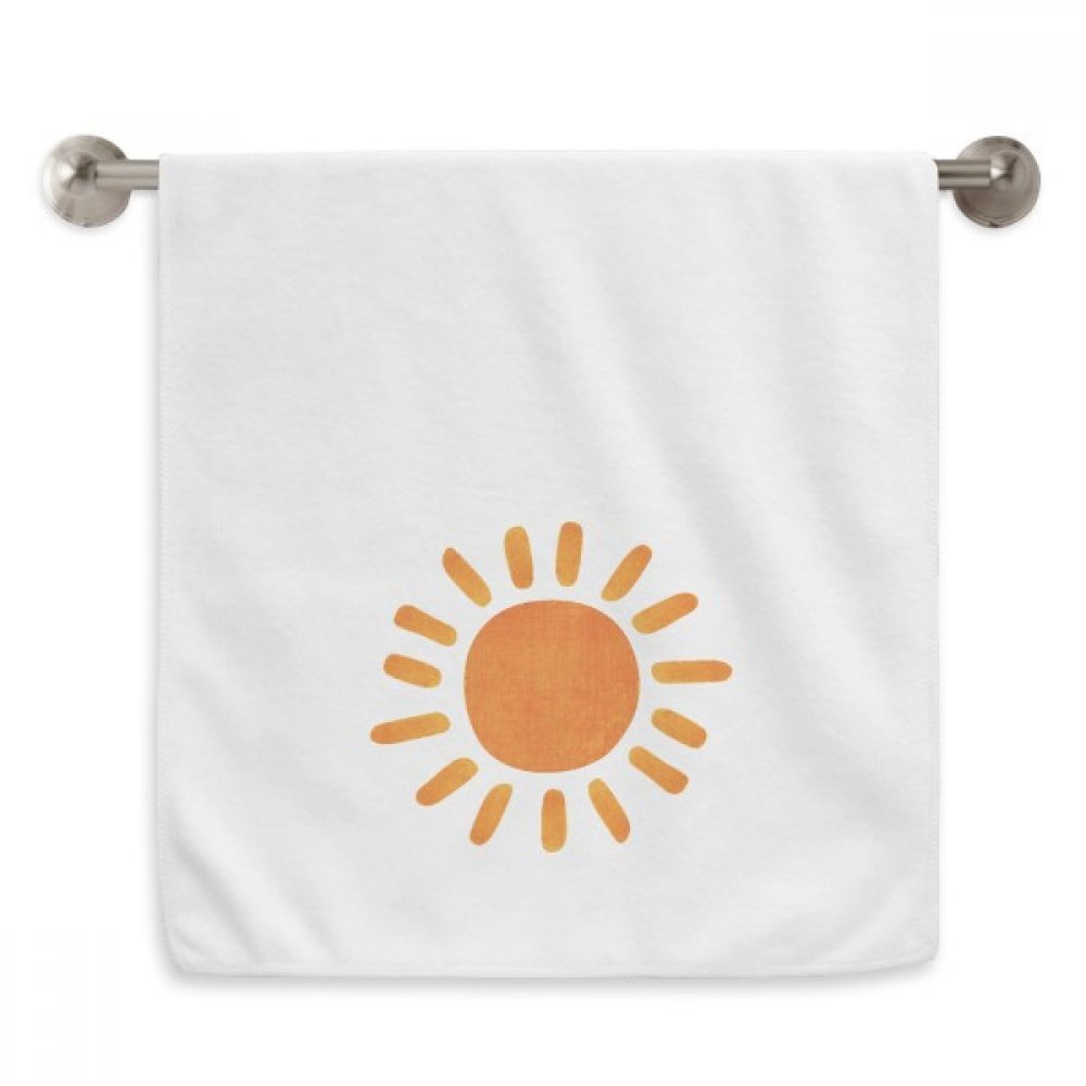 Serviette moelleuse soleil et diadème 13x29 inch au toucher velouté blanc