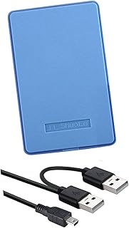 Portable External Hard Drive USB 2.0 2Tb for Laptop for Mac Blue Abs Plastic Computers/Tablets & Networking | Drives, Storage & Blank Media | Hard Drives (HDD, SSD & NAS)
