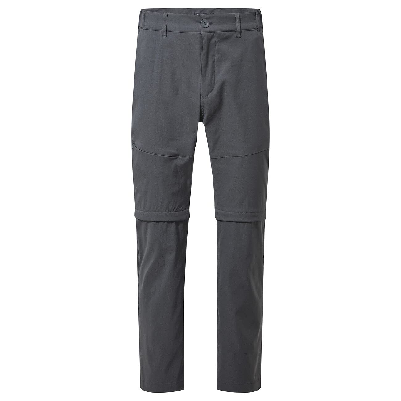 Craghoppers Men's Recycled Stretch 'Kiwi Pro Ii' Convertible Hiking Trousers Grey 42R