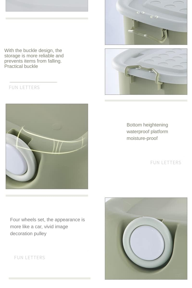 PARASNATH Rolling Storage Container Box Set of 4-45 Litre each (Multi Colour) Super Large With Wheels Size (59X39X30 cm) Launch Offer, Polypropylene offers donot miss 2 PARASNATH Rolling Storage Container Box Set of 4-45 Litre each (Multi Colour) Super Large With Wheels Size (59X39X30 cm) Launch Offer, Polypropylene offers donot miss