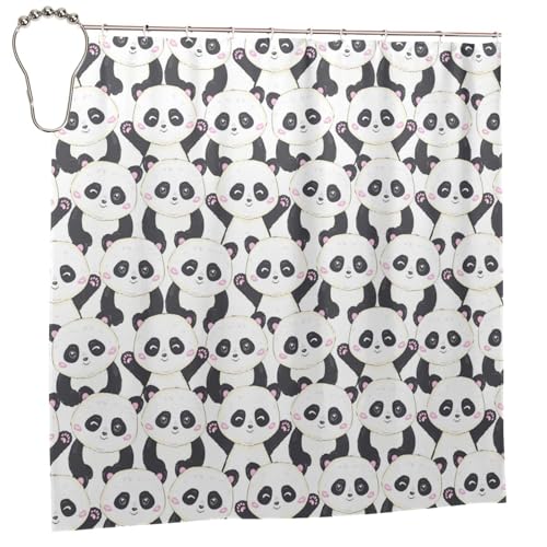 Rideau de douche imperméable imprimé animal 183x183 cm