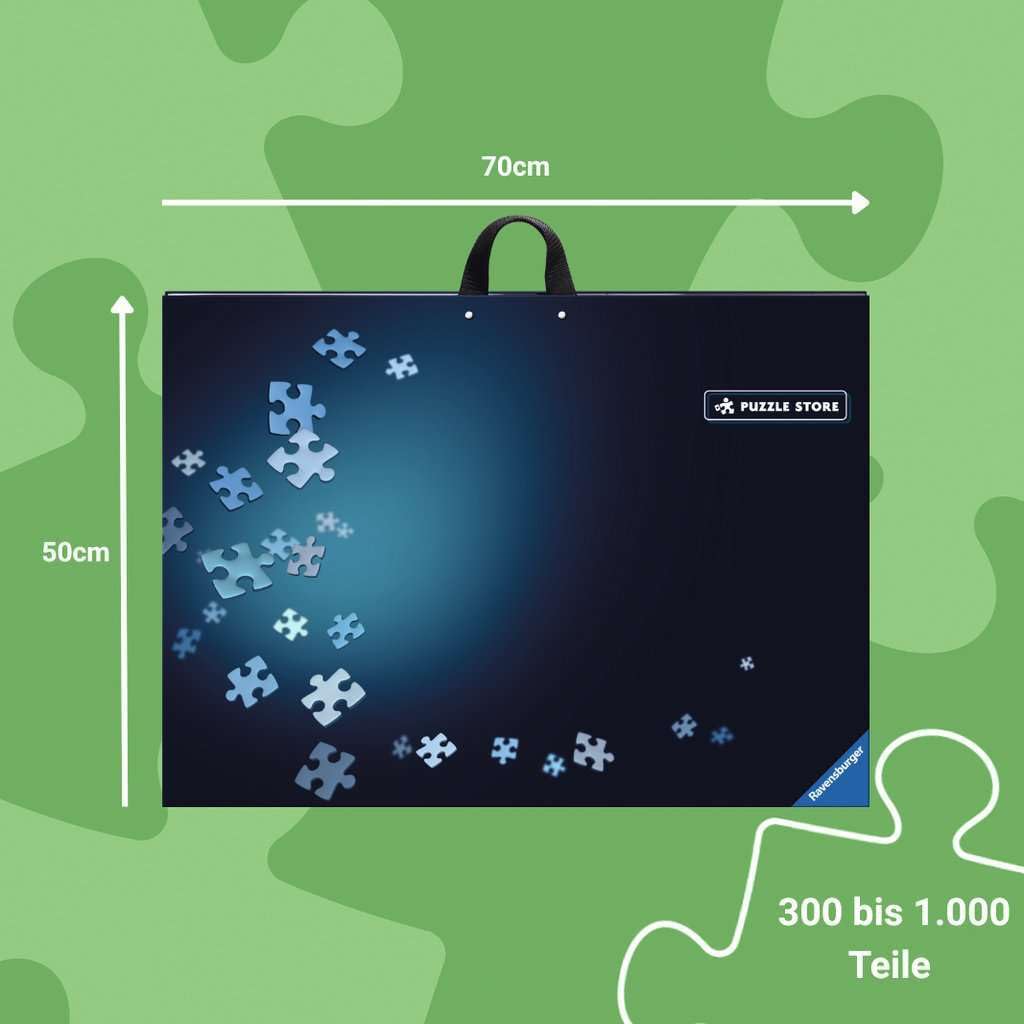 Ravensburger Store & Go für Puzzles mit bis zu 1000 Teilen, Kombination aus Puzzle-Sortierschale und Puzzleunterlage, Zubehör zur Aufbewahrung von Puzzles