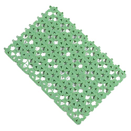 heDIANz Non-Slip Bath Mat,Bathroom Mat,Shower Mat,Carpet Toilet Kitchen Cushion Cover Green