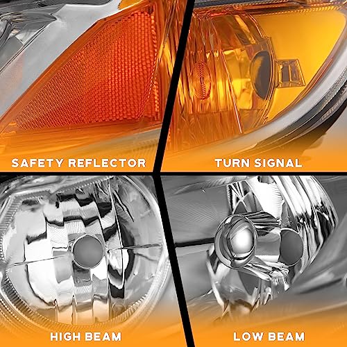 Weelmoto HDCV-06 For 2006-2011 Honda Civic 4-Door Headlights Replacement thumb #3