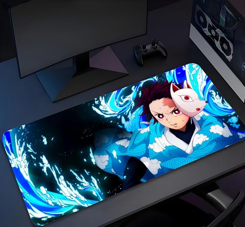 Image of Extra Large Non-Slip Gaming Mouse Pad (23x11.5 in) - Extended Desktop Mat for Computer Keyboard and Mouse (23-KEYPAD)