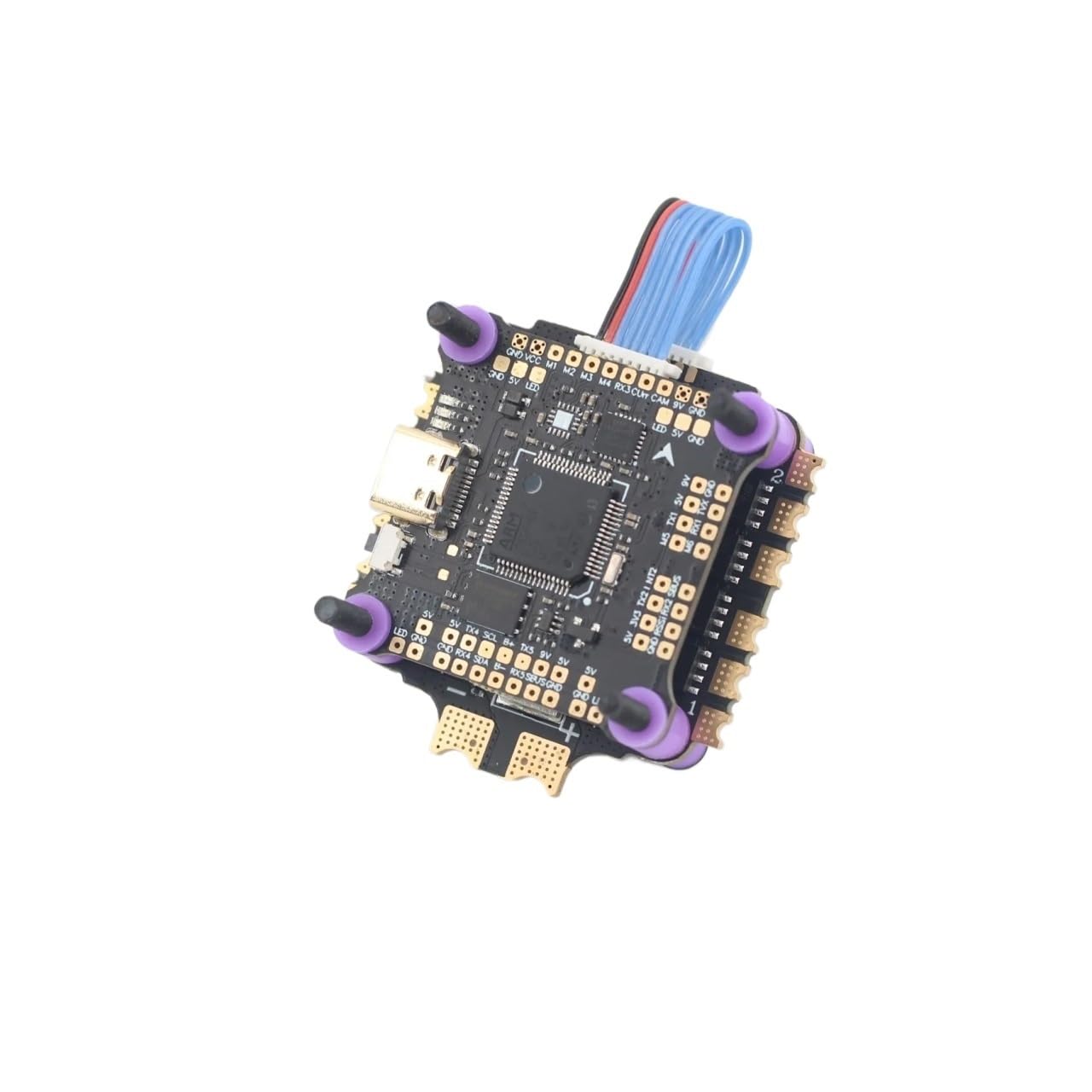 per HAKRC F405 F4 per Flytower Flight Controller 32Bit 60A BLHeli32 45A BLheli_S 2-6S 4in1 Brushless ESC Stack per RC FPV Racing Drone(F405 60A Stack)