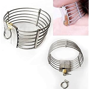 Madaenmj Sm Sex Metalen Kettinghalsband Met Riem Bdsm Bondage Fetisjen Erotische Beperkingen Voor Volwassenen Marteling…