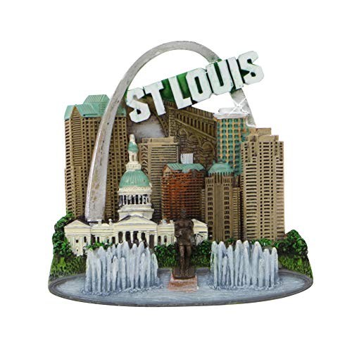Imán Decorativo Saint Louis 2.5 pulgadas miniatura 4
