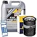 Produktbild Ölwechsel Set Inspektion 5L 5W-40 Öl Motoröl Liqui Moly Top Tec 4100 + HENGST Ölfilter + Öl Ablassschraube Verschlussschraube