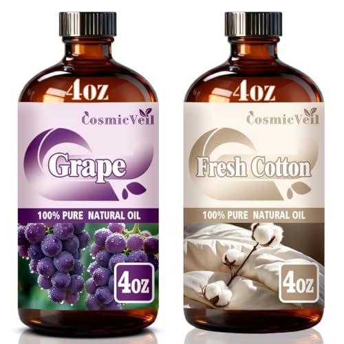 Aceite Esencial de Uva y Algodón Fresco 120 ml