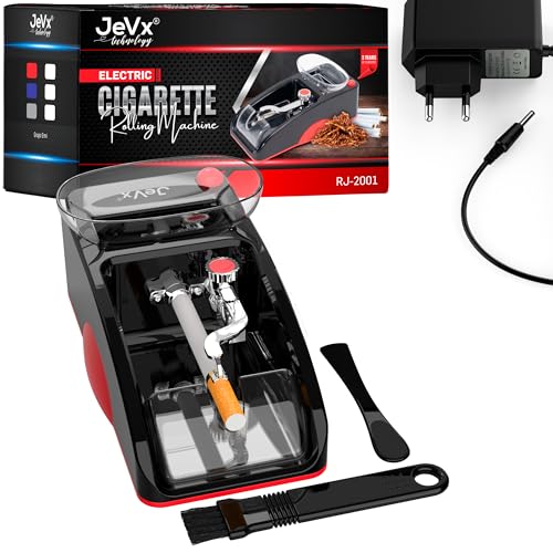 JeVx Máquina Entubar Eléctrica y Liar Tabaco Automática, Máquina para Hacer Cigarros y Liadora de Cigarrillos, Máquina de Hacer Tabaco, Máquina de Liar Cigarrillos y Entubar Tabaco Rojo JeVx Máquina Entubar Eléctrica y Liar Tabaco Automática, Máquina para Hacer Cigarros y Liadora de Cigarrillos, Máquina de Hacer Tabaco, Máquina de Liar Cigarrillos y Entubar Tabaco Rojo